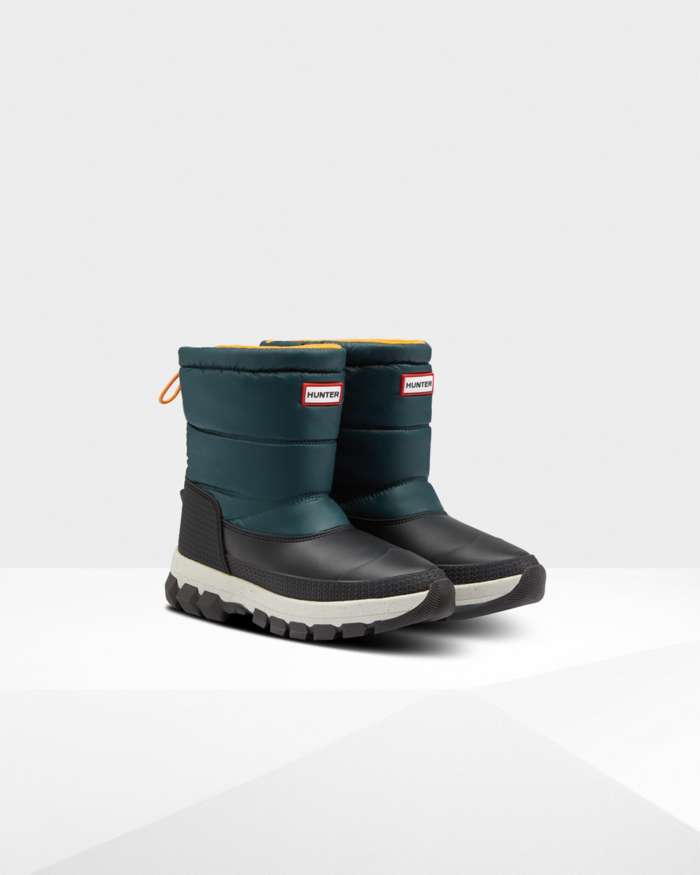 Women Hunter Original Insulated Short | Snow Boots Green/Grey | NZ-4617-AMIO